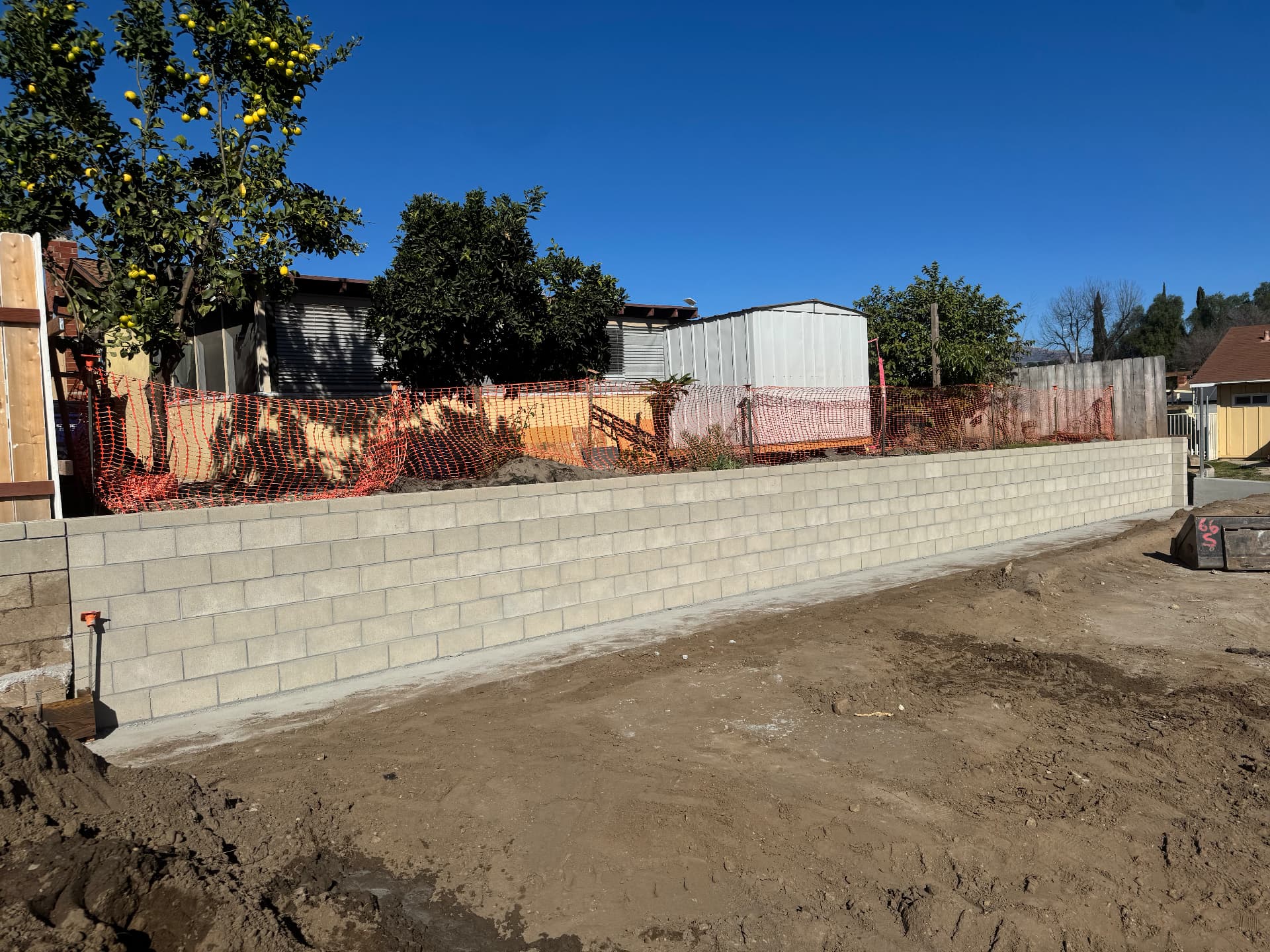 Precision Block Site Wall
