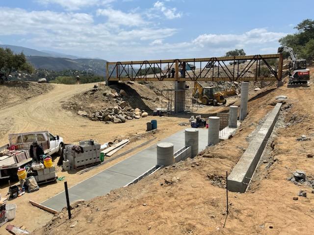 Bridge abutment & flatwork